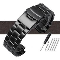TIMEX T2N720 T2N721 TW2R55500 T2N739 nerūdijančio plieno laikrodžio apyrankė vyriška laikrodžio dirželis 24*16mm auselės galas metalinė apyrankė juoda sidabrinė 24x16mm gray