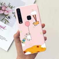 Dėklas Samsung Galaxy A9 (2018 m) Mielos animacinių filmukų spalvos minkšti silikoniniai telefono dėklai, skirti Samsung A9 2018 SM-A920F A9200, su apsauginiu krašteliu A9 (2018) white