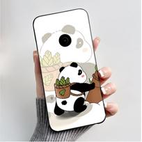 Spausduotas telefono dėklas Nokia 110 4G 2023 Fundas Coque Minkšto silikono juodas korpusas Mielas gėlių animacinis dėklas Capa Nokia 110 4G (2023)