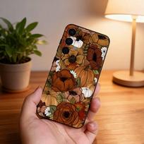 Autumn leaves pumpkin Phone Case For Samsung S25,S24,S21,S22,S23,S30,Ultra,S20,Plus,Fe,Lite,5G Black Cover Samsung S22ULTRA5G