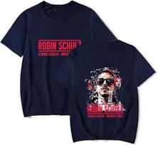 Robin Schulz Pic Merch TShirt ShortSleeved Unisex Fashion Casual Summer Tee XL black