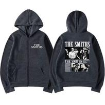 Rock Band The Smiths The Queen Is Dead Užtraukiamas džemperis su gobtuvu Morrissey Marr Gotikinis Vintažinis Vyriškas megztinis Laisvi džemperiai su gobtuvu 2XL black