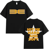Billie Eilish  Hit Me Hard and Soft The Tour Live in 3D Marškinėliai 2026 Vasara Unisex Moteriški Medvilniniai Oversize Marškinėliai Y2K S orange