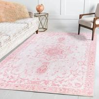 Neslystantis pagrindas Plotiniai kilimai Rožinis Minkštas Kilimas Sulankstomas Skalbiamas Mašina Retro Svetainei Miegamajam Valgomajam Namų Biurui Dekoravimui 50cm x 80cm