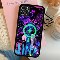Graffiti Arcane Jinxs Phone Case For IPhone 17 Air 16 15 14 13 12 11 Pro Max Plus For Magsafe Wireless Charge Cover iPhone 14 plus