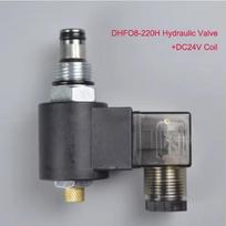 Hidraulinis srieginis kasetinis solenoidinis vožtuvas, 2 padėčių, 2 takų, normaliai uždarytas, DHF08-220H LSV08-2NCP-M, DC12V/DC24V/AC220V, 250 bar