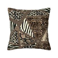 Pūstas leopardas odos tekstūra sofos pagalvės užvalkalas poliesteris tropiniai laukiniai gyvūnai mesti pagalvės užvalkalas miegamojo dekoravimas 30x30cm 12x12in black