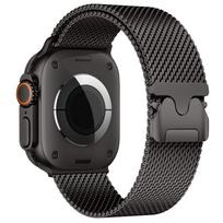 Milanese Loop Stainless Steel Strap for Apple Watch Ultra 2 49mm Series 11 10 9 8 7 6 5 Fits 46mm 45mm 44mm 42mm 41mm 40mm 38mm 42/44/45/46/49mm juoda