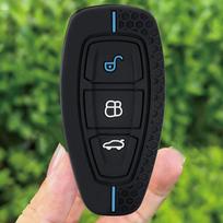 Car Key Pack For Ford St Line Fiesta Focus Mondeo Ecosport Kuga Puma Edge Escape Silicone Car Key Fob Case Accessories gray