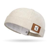 Velvetinė kepurė be snapelio vyrams ir moterims, vienspalvė, retro kepurė-kaušas, reguliuojama, kepurė-šalmas, gatvės stiliaus, hip-hop kepurės white