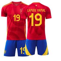 Europos taurė Ispanijos namų stadionas Yamal Futbolo marškinėlių komplektas Vyriškas marškinėlis 16# red