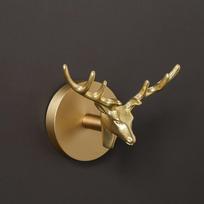 High-Quality Brass Brass Wall Hooks Rust-Proof Construction Durable Construction No-Drill Wall Hooks Creative Look