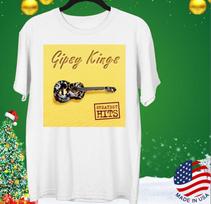 Gipsy Kings band album T-shirt White Short Sleeve All Sizes S to 5XL Unisex T-Shirt S yellow