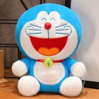 Aoger Oficialiai Licencijuota Doraemono Didelė Pliušinė Lėlė Itin Minkšta Glostoma Pagalvė Žaislas Didelis Pliušinis Gyvūnas Dovana Anime Gerbėjams 22cm blue