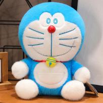 Aoger Oficialiai Licencijuota Doraemono Didelė Pliušinė Lėlė Itin Minkšta Glostoma Pagalvė Žaislas Didelis Pliušinis Gyvūnas Dovana Anime Gerbėjams 22cm blue