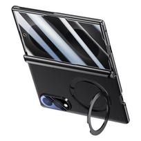 Samsung ZFold8 dėklai Magnetinis besisukantis stovas Stiklinė plėvelė Dėklas Samsung Galaxy Z Fold 8 Wide fold8 Belaidžio įkrovimo dangtelis Galaxy Z Fold 8 gray