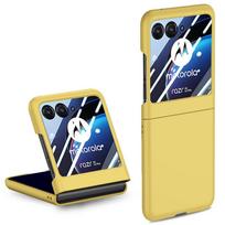For Motorola Razr 50 Ultra Razr40 Ultra Phone Case with Back Screen Tempered Glass Protective Film Hard Plastic Shockproof Cover For MotoRazr 40Ultra juoda