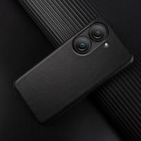 Aukščiausios kokybės dėklas Asus Zenfone 10 Zenfone9 Odiniai dėklai Prabangus aliejaus vaško zenfone 8 Dangtelis Fundas Galinis Coque Apsauginis Capa Korpusas Asus Zenfone 10 black