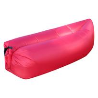 Pripučiamas sofa, Nešiojamas vandeniui atsparus pripučiamas gultas su patogia pagalve, Skirtas stovyklavimui, atostogoms, žygiu… Daugiau pink