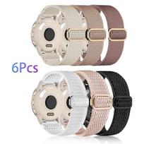 6 vnt. 18/20/22 mm elastinis dirželis, skirtas Garmin Forerunner 255 255S 265S 955 965 945 745 Venu 2 3 4S Sq Vivoactive 4 5 Sportinis nailoninis dirželis 20mm gray