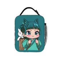 Maomao Anime Termosinis pietų krepšys Didelis Vaistininkės dienoraščiai Pietų dėžutė Šaldymo krepšys Rankinė pietų dėžutė Bento maišelis One Size