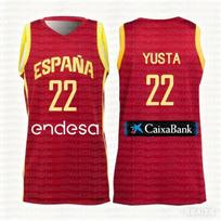 Ispanija Atvykimo Šalis Krepšinio Marškinėliai Namų Išvykos Laisvalaikio Sportiniai 3D Spausdinti T-shirt Amerikietiški M