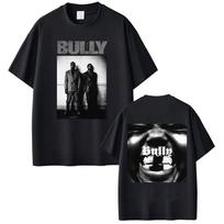 Kanye West Bully Album 2026 Tour Print Tees Men Women Fashion Hip-hop T-shirt Loose Casual Cotton Vintage Gothic Punk T-shirts M black