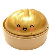 Didelis Koldūno Bandelės Squishy Streso Kamuoliukas Lėtai Kylančias Blizgučių Fidget Žaislas Namams Biurui Kelionėms beige