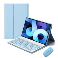 Redmi Pad SE 11 colių apsauginis dėklas ir Xiaomi 7 Pro Bluetooth klaviatūra su 10,6 colio nuimamu rašiklio laikikliu, odinis dėklas Xiaomi 7/7 Pro 11.2-inch blue