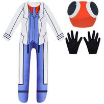 2022 Naujas Helovino kostiumas Vaikams Vaivorykštės draugai Kombinezonas su kauke Vaivorykštės draugai Cosplay kostiumas 160cm blue