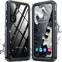 IP68 atsparus vandeniui dėklas Samsung Galaxy S24 S23 S22 S21 S20 S25 Plus Ultra FE A54 5G Note 20 telefonams plaukiojant, prabangus dangtelis For Samsung S24 juoda