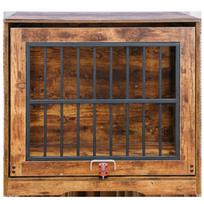 Cross-border Furniture Style Dog House & Cage for Small/Medium Dogs - Customizable Side Table & TV Cabinet. brown