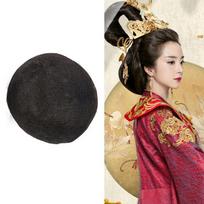 Synthetic Vintage Headwear Ancient Fairy Wig Bag Hanfu Hair Pads Retro Hair Chignon Cosplay Wig 19CM beige