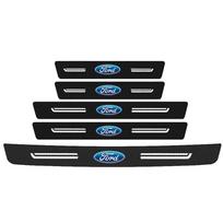 Ford logotipas Atsparus įbrėžimams Automobilio durų slenksčių lipdukai Išorinis apsauginis lipdukas Priedas Ford Ranger Kuga Mondeo Transit Explorer Escape black