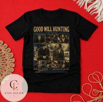 Good Will Hunting Movie Shirt, Retro Robin Williams Tee, 90s Graphic T-Shirt 140 black