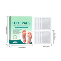 ZIFFLE Foot patch Herbal And Gentle Ingredient Detox Foot Pads, Natural Ingredients for Sleep Aid, Pain Relief, Toxin Removal with Bamboo Vinegar white