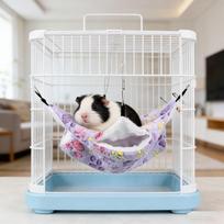 Thicken Hanging Pet Hammock Winter Hamster Cage House Cozy Plush Nest Bed  for Hamster S 20*20 cm white