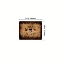 1Pcs Rubber Drying Mat With Wood Grain Coffee Mat For Coffee Shop Restaurant Kitchen Carpet Tableware Durable Diatom Mud Table 30*40cm brown