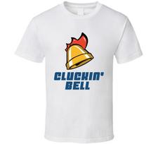 Cluckin' Bell Grand Theft Auto GTA Žaidimo Restorano Logotipas Marškinėliai L white