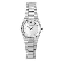 Bulova Super Seville Nerūdijančio plieno Motinos perlų ciferblatas Kvarcinis 96L353 Moteriškas laikrodis perlamutro spalvos