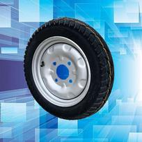 Patvarus elektrinio triračio išorinis padangos 4.00-12/16x4.0 3.00-10 Full Set Rear Wheel Silver black