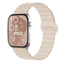 Magnetinis silikoninis dirželis, skirtas Huawei Watch Fit 3 apyrankės apyrankei ant Huawei Watch Fit2 Priedai Redplacement diržo laikrodžio apyrankės dirželiai For Huawei Fit 2 white