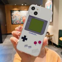 Gameboy Boy žaidimo skaidrus telefono dėklas iPhone 15 14 13 12 Mini 11 Pro Max XS X XR 7 8 Plus skaidrus smūgiams atsparus silikoninis dangtelis iPhone 12