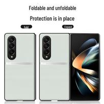 Samsung ZFold4 Skystos odos dėklas: Kritimo ir nešvarumų apsauginis dėklas - Siuntimas vienu gabalu Samsung ZFold4
