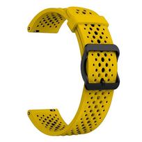 Klasikinis 22 mm laikrodžio dirželis, skirtas Suunto vertikaliai sportinei silikoninei apyrankei, skirta Suunto 9 Peak Pro/Suunto5 apyrankėms, silikoninė pakaitinė apyrankė 22mm Universal yellow