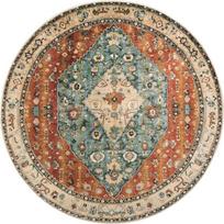 Plaunami apvalūs kilimai Bohemiški apskriti kilimai svetainei, prieškambariui Apvalus plotinis kilimas Gėlių neslystantis kilimas miegamajam, valgomojo stalui 120x120cm-47x47in