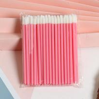 Mini Lip Gloss Brush Set - 50 Pieces/Bag 50 pieces/bag rožinė