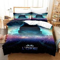 3D Spausdintas JuL Raper Patalynės Komplektas Dvigulis Twin King Antklodės Užvalkalas Užvalkalas Pagalvėms Berniukams Mergaitėms Suaugusiems Miegamasis 135X200cm-2pcs