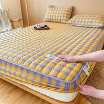 Medvilninis čiužinio užvalkalas pilnas padengimas storas neslystantis apsaugantis nuo dulkių lovos uždangalas Simmons čiužiniui pilna medvilninė lovos kepurė Pillowcase gray
