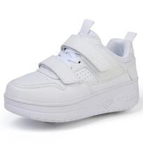 Kid's Plus Size Fashionable Thick Soled Roller Skates Children's Wheeled Sports Shoes Outdoor Sports Shoes 39